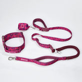 Comfort Control Collar and Multipurpose Leash Set - Fuchsia Camo