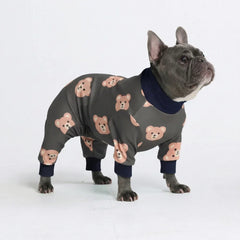 Dog Pajama - Bear Black