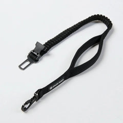 Multipurpose Seatbelt Handsfree Leash & Poop Bag Holder Set - Black