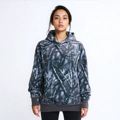 Concrete Wood Human Hoodie - Asphalt