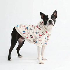 The France Dog Hoodie - Beige