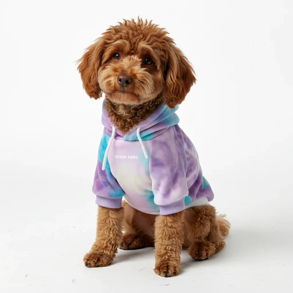 Velvet Dog Hoodie - 90s Retro