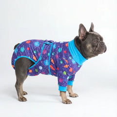Dog Surgical Suit - Planets