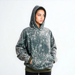 Concrete Wood Human Hoodie - Timber